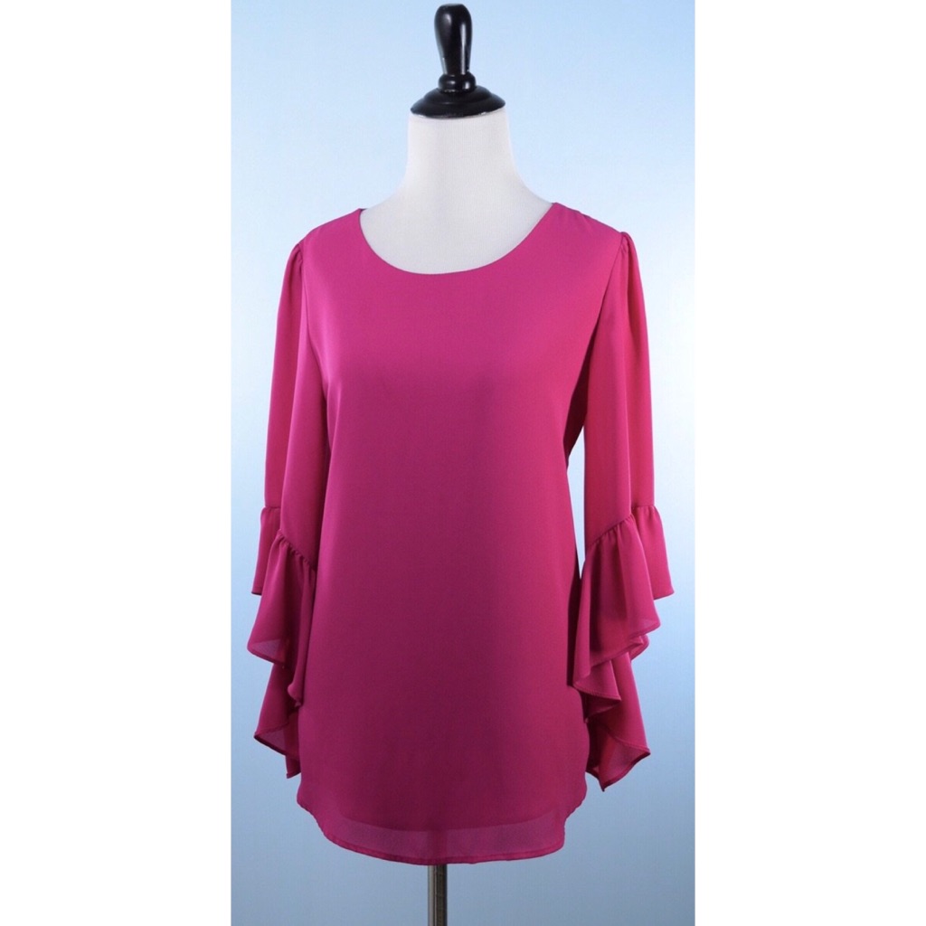 Joseph Ribkoff Pink Stretchy Top New
